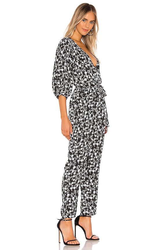 view 2 of 3 Romantic Vines Jumpsuit in Black Multi