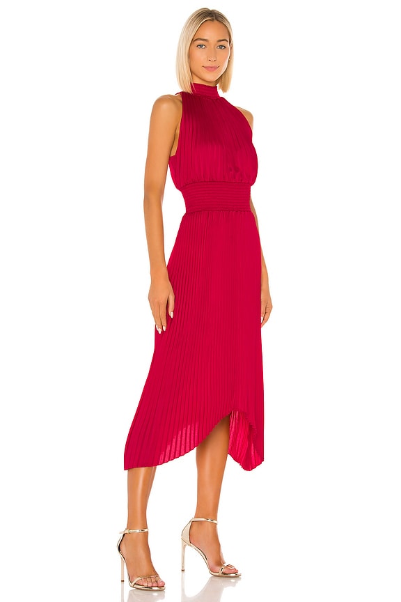 view 2 of 3 VESTIDO MIDI HALTER in Retro Pink