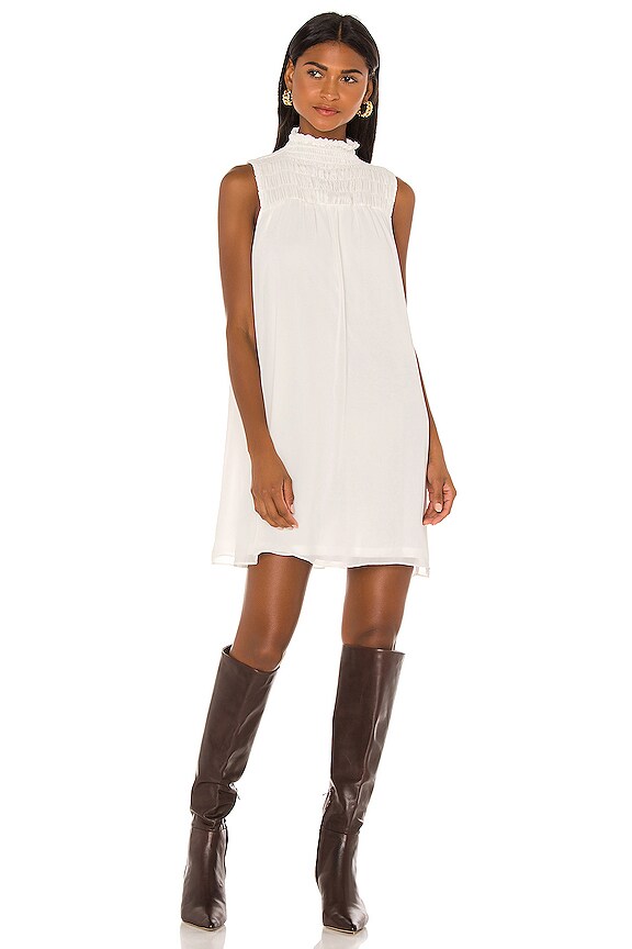 view 1 of 3 Sleeveless Shift Dress in Ivory
