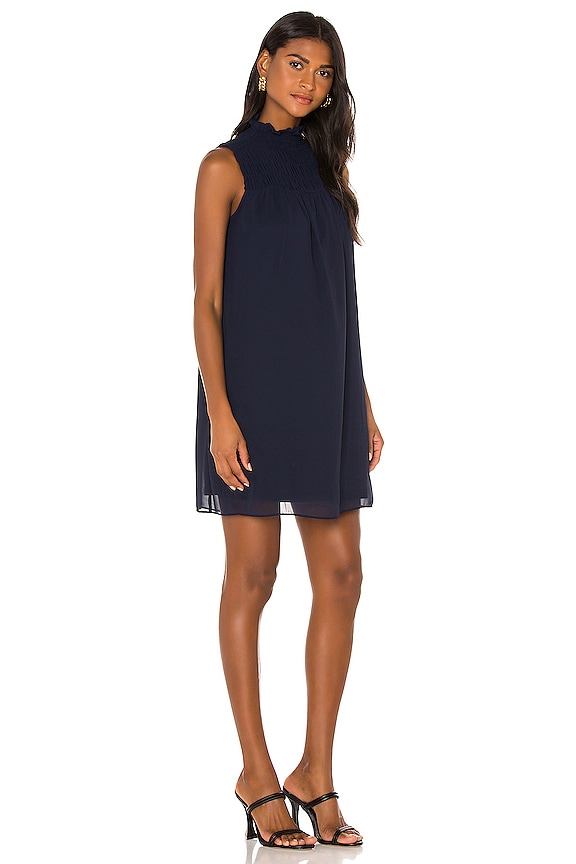 view 2 of 3 Sleeveless Shift Dress in Navy