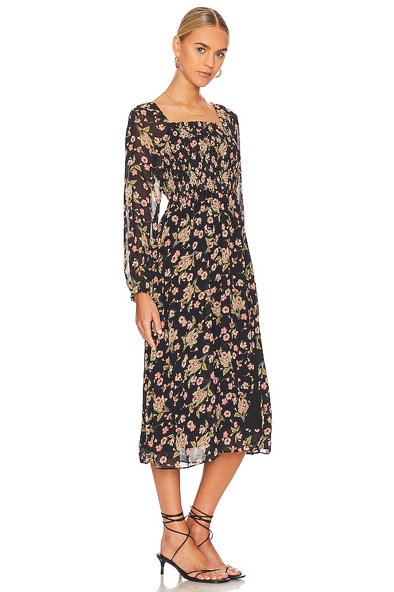 view 2 of 3 VESTIDO MIDI in Black & Multi