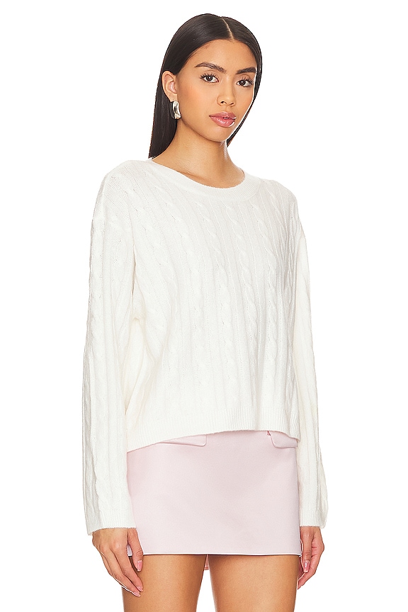 view 2 of 4 케이블 스웨터 in Ivory