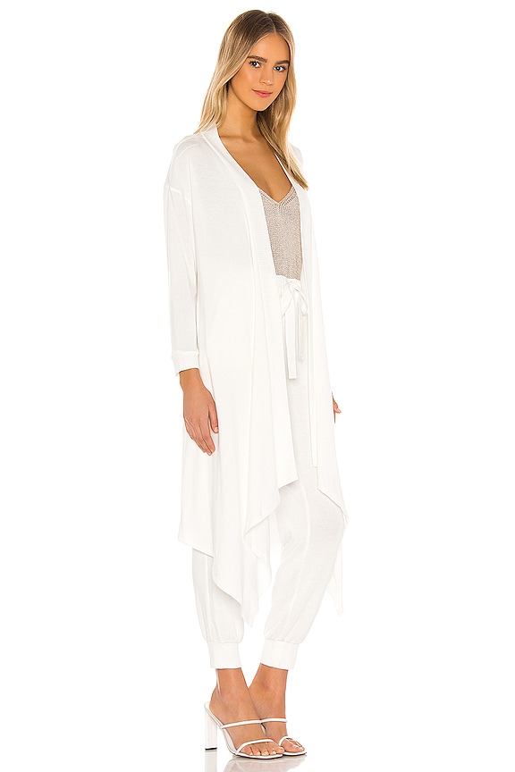 view 2 of 3 CÁRDIGAN DRAPE in Soft Ecru