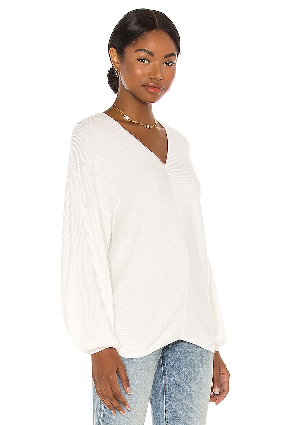 view 2 of 4 Balloon Sleeve Sweater in Antique White