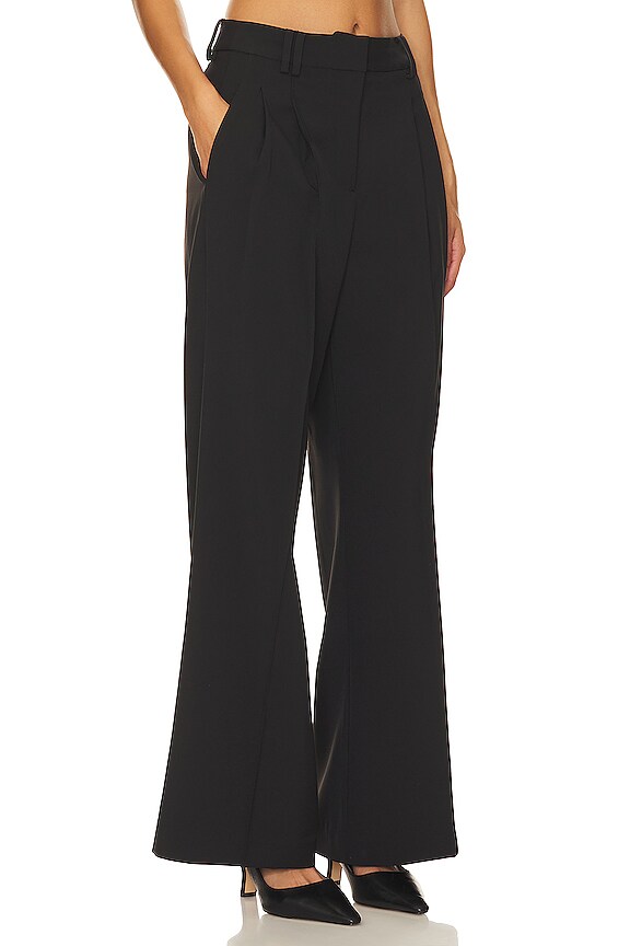 view 2 of 4 High Waisted Trouser in Black