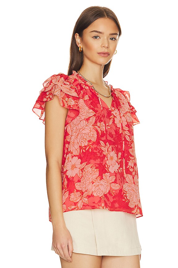 view 2 of 4 TOP CON MANGAS CON VOLANTES in Rose Of Sharon