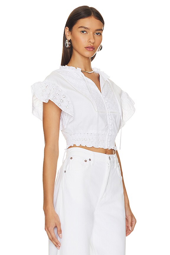 view 2 of 4 앞 버튼 탑 in Ultra White