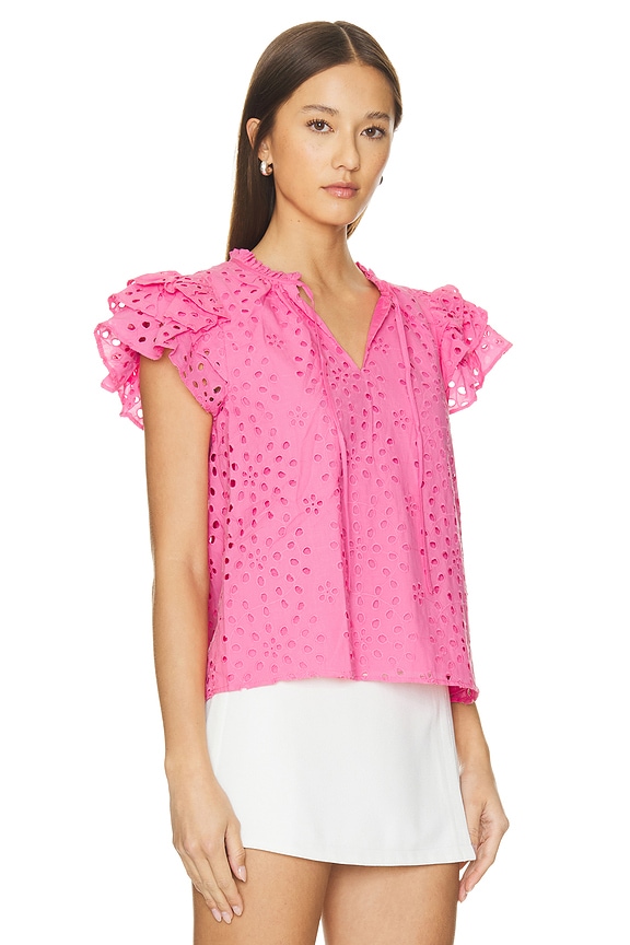 view 2 of 4 FLUTTER 탑 in Island Bloom