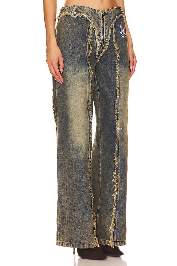 view 2 of 5 Thong Jeans in Denim