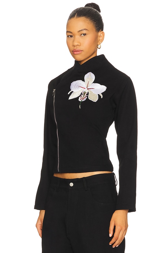 view 2 of 4 BLOUSON ORCHID in Black