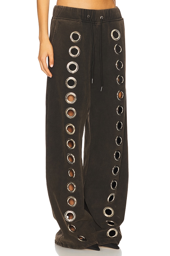 view 2 of 6 PANTALÓN DEPORTIVO EYELET in Brown