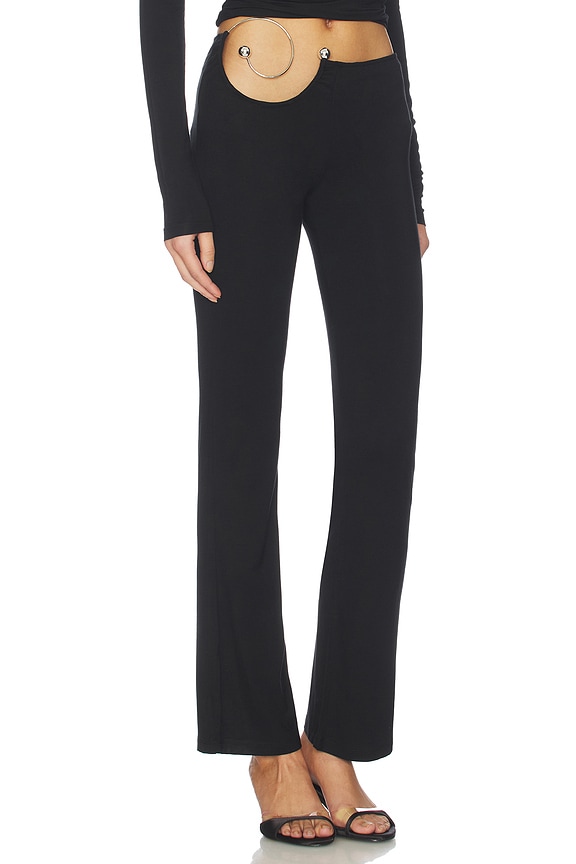 view 2 of 6 PANTALON SPIRAL in Black