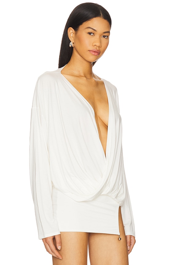 view 2 of 4 Twist Top in White