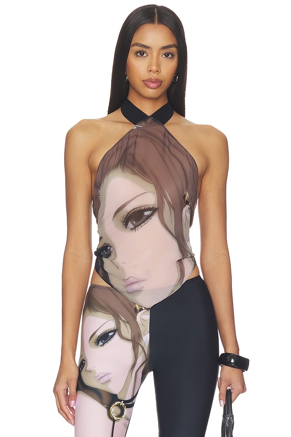 view 1 of 4 Anime Diamond Top in Pink