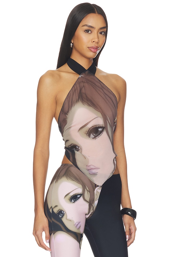 view 2 of 4 Anime Diamond Top in Pink