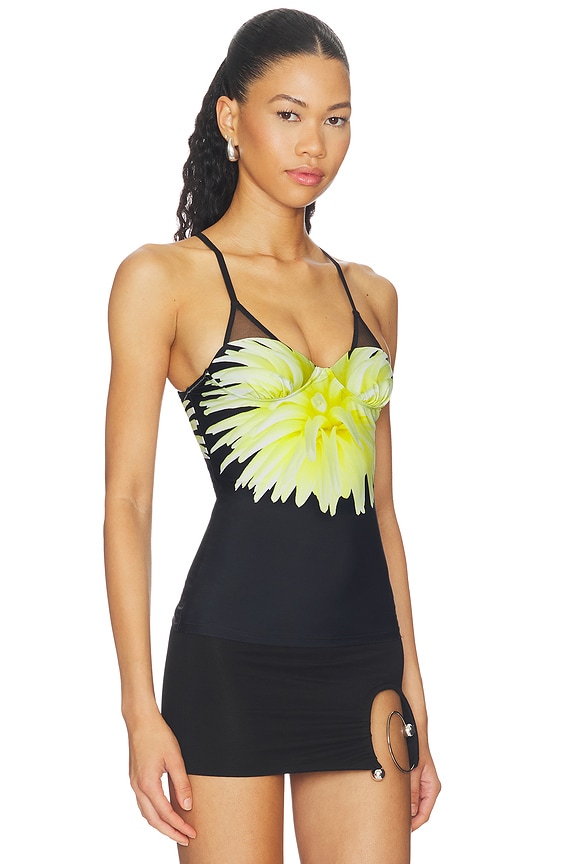 view 2 of 4 CAMISETA TIRANTES NYMPH in Yellow Floral