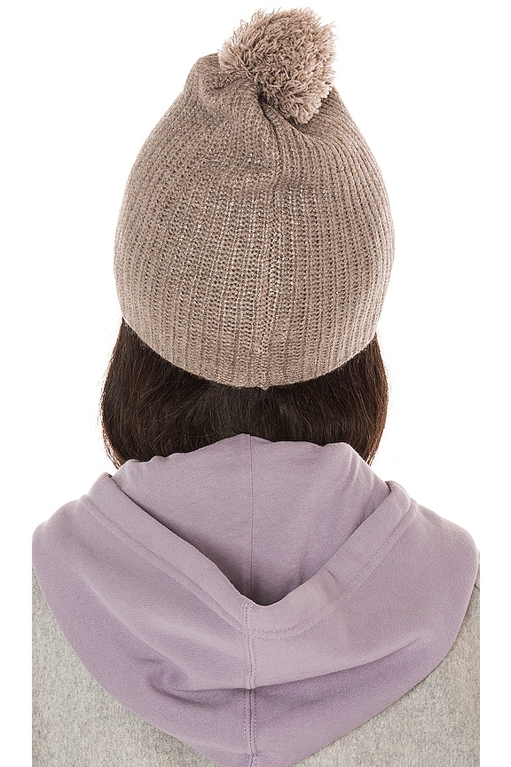 view 2 of 3 Rider Fur Beanie in Gunmetal