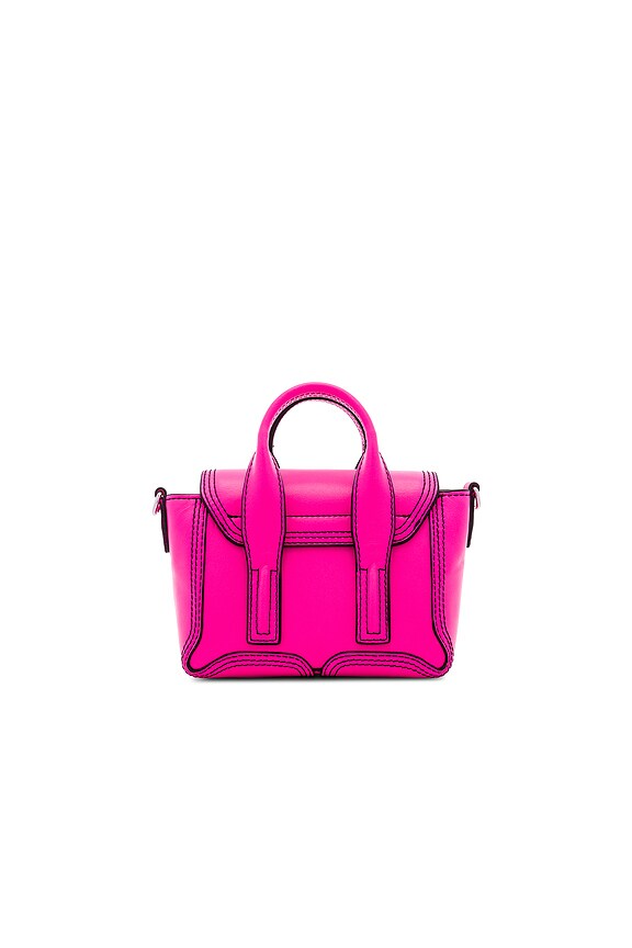 view 2 of 6 Pashli Nano Satchel Bag in Neon Pink