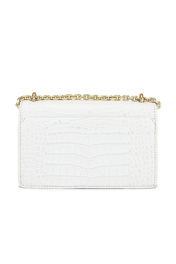 view 2 of 6 Alix Chain Clutch Embossed Croc Bag in Antique White