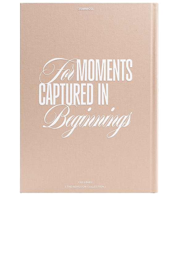 view 2 of 7 Coffee Table Baby Photo Album in Beige