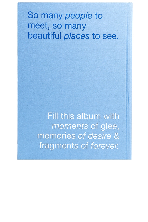 view 2 of 6 Coffee Table Photo Album in Blue