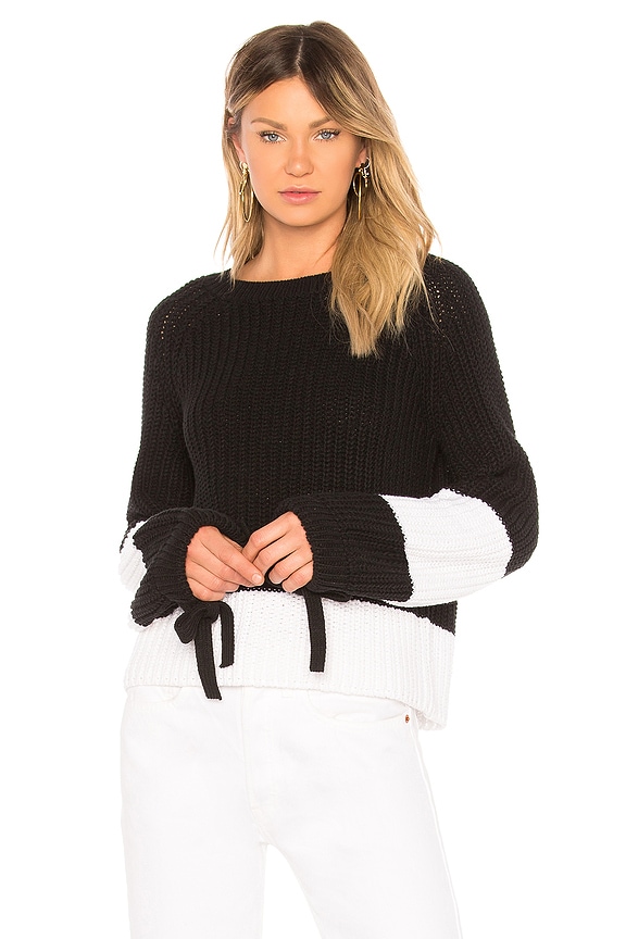 view 1 of 4 Lilah Sweater in Black & White
