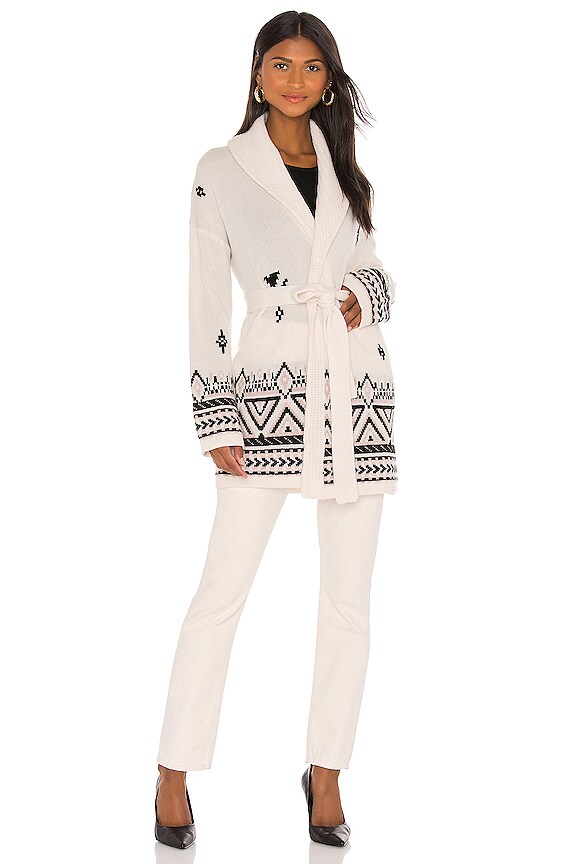 view 2 of 4 Celine Sweater in Chalk & Adobe Pink