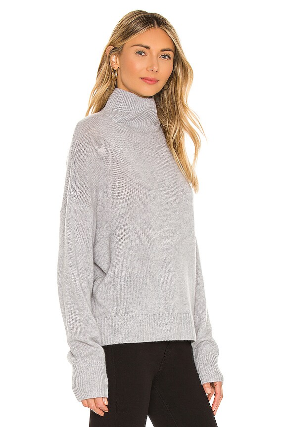 view 2 of 4 Leia Cashmere Sweater in Light Heather Grey