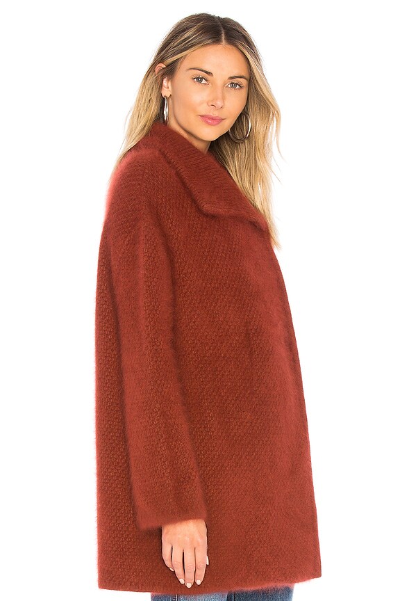view 2 of 4 Elsie Coat in Mahogany