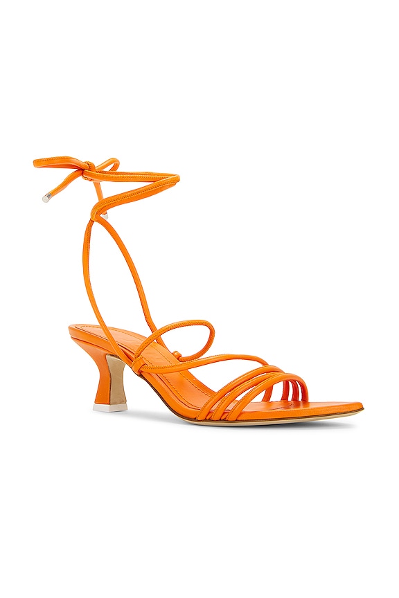 view 2 of 5 Dafne Heel in Pulp Orange