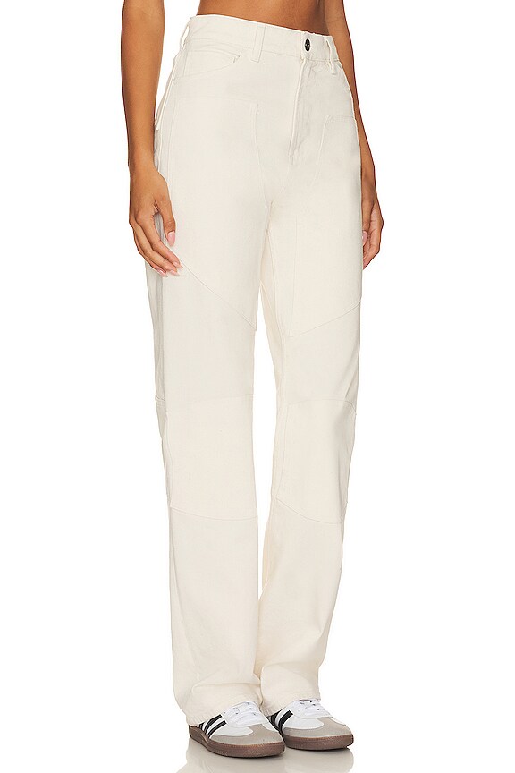 view 2 of 4 Diana Biker Straight Leg in Winter White