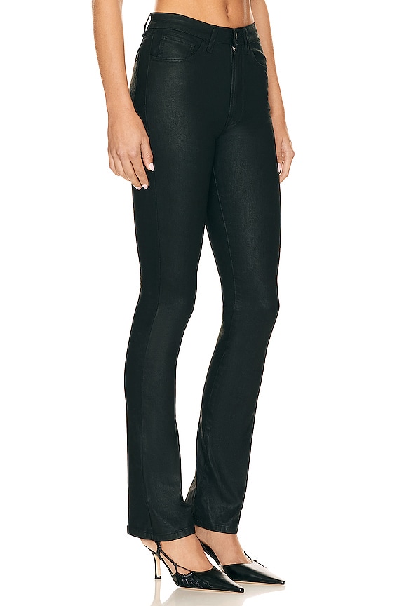 view 2 of 4 УЗКИЕ ДЖИНСЫ-СКИННИ MAYA in Coated Noir