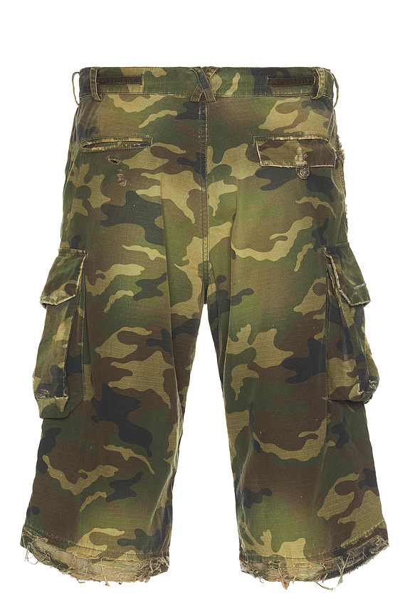 view 2 of 5 ショートパンツ in Washed Camouflage