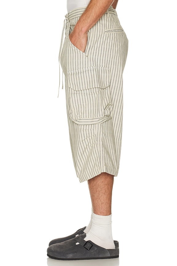 view 2 of 6 Camo Bermudas in White & Blue