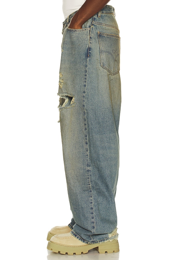 view 2 of 5 Big Daddy Denim Pants in Japanese Vintage Washed Blue