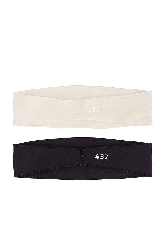 view 2 of 2 The Contour Headband in Black & Cream