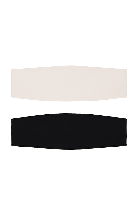 view 2 of 3 The Headband in Black & Creme