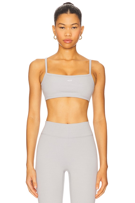 view 1 of 4 The Micro Sports Bra in Heather Grey