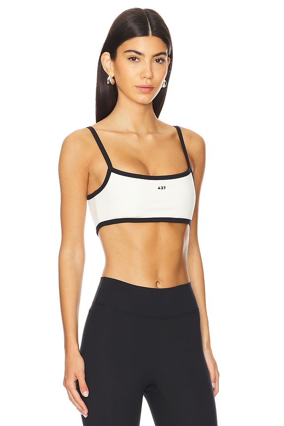 view 2 of 4 The Micro Bra in Creme & Black