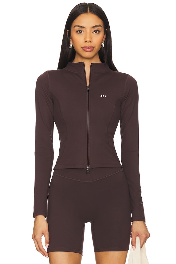 view 2 of 5 The Curve Jacket in Espresso