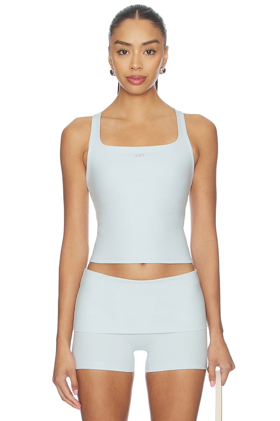 view 1 of 4 TOP SIN MANGAS THE CONTOUR in Ice Blue