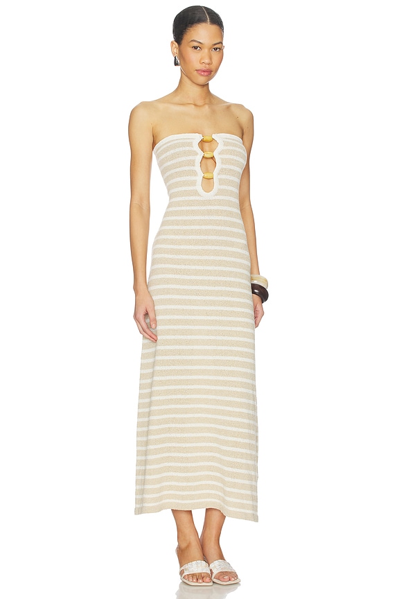 view 2 of 3 VESTIDO PUNTO LAUREL in Stripe