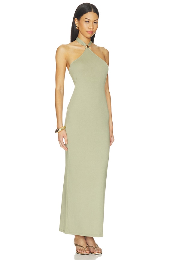 view 2 of 4 MAXIVESTIDO DE PUNTO CANDICE  in Olive