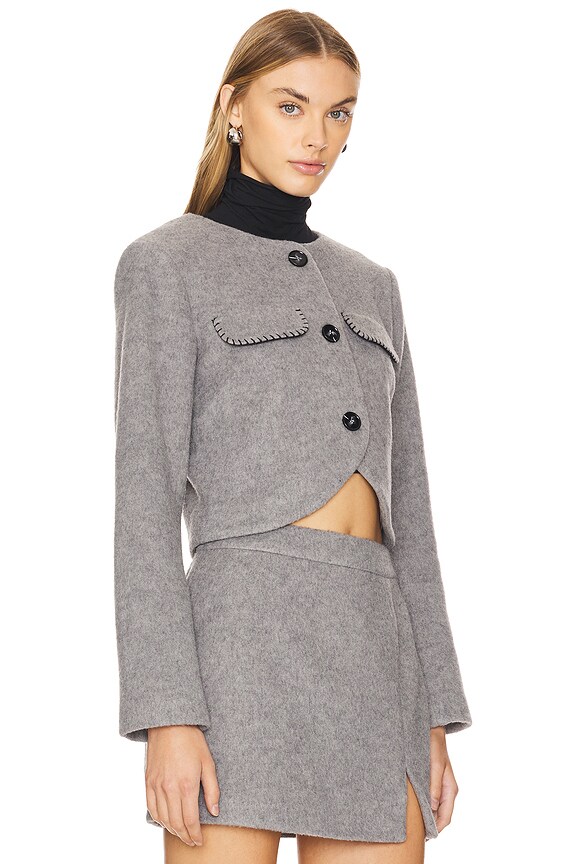 view 2 of 4 КАРДИГАН MABLE in Grey