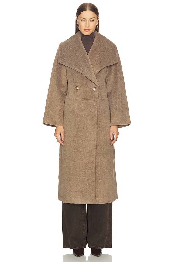 view 2 of 4 Cody Coat in Brown