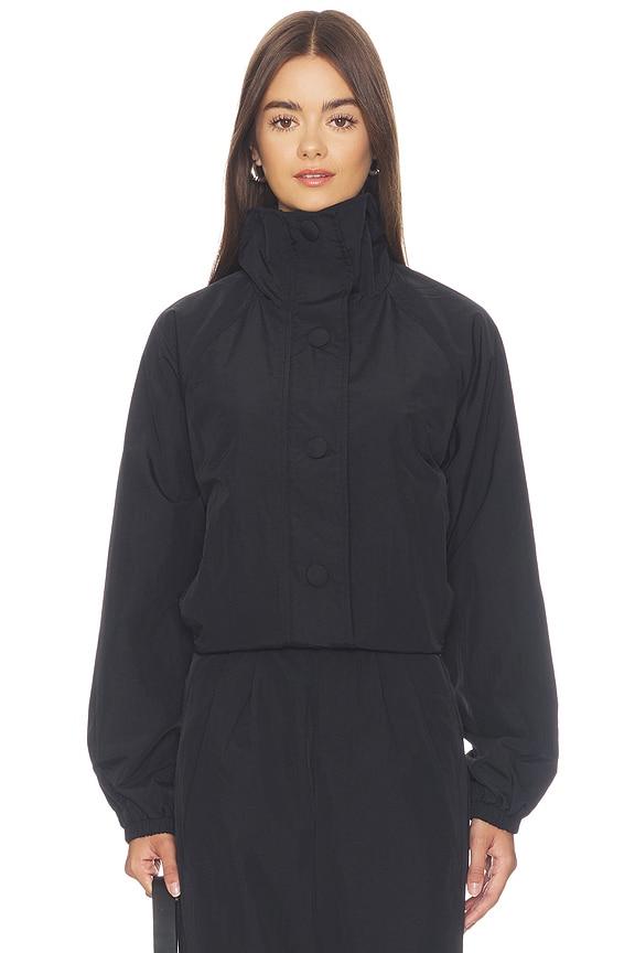 view 2 of 5 Tyla Funnel Neck Jacket in Black