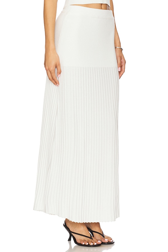 view 2 of 6 Ivey Knit Skirt in White