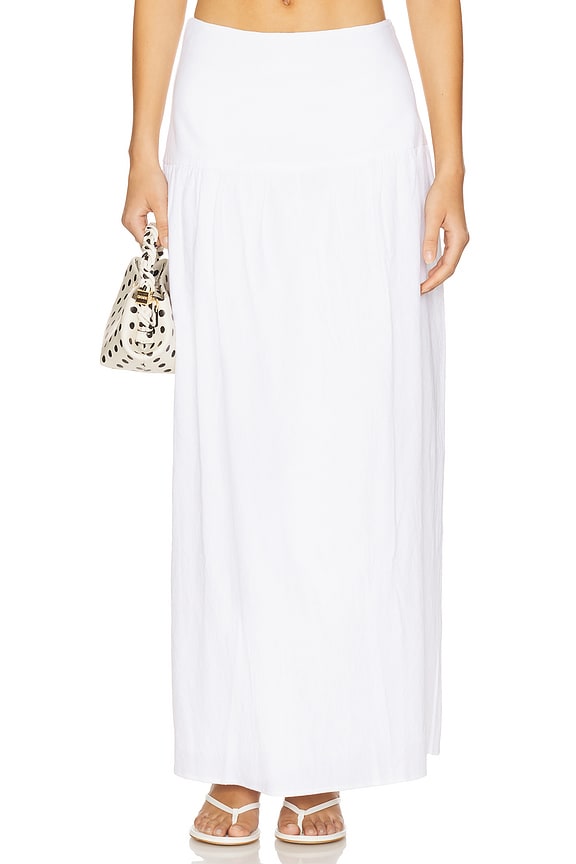 view 1 of 6 Selene Maxi Skirt in Cream