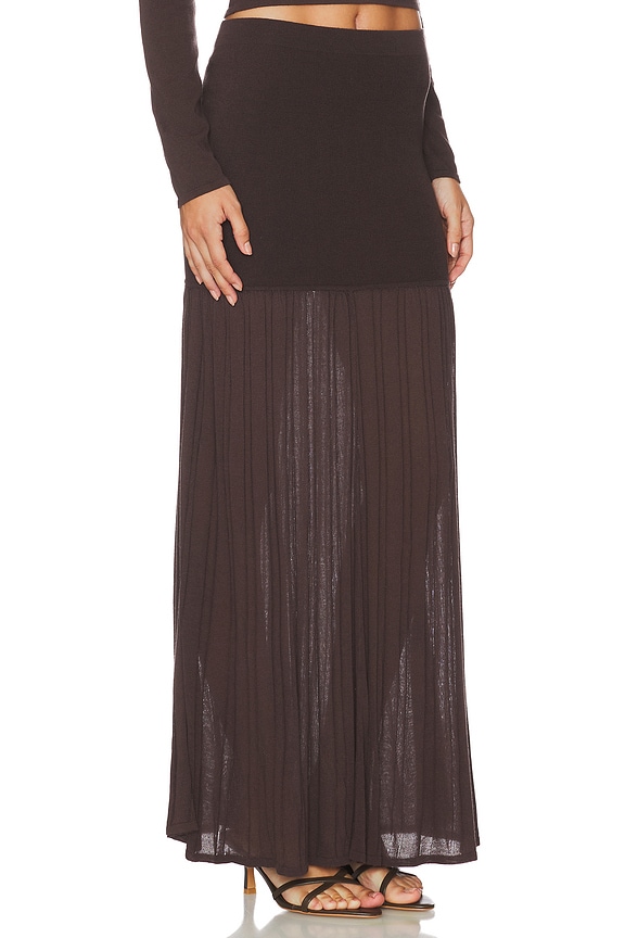 view 2 of 6 Nancy Skirt in Chocolate