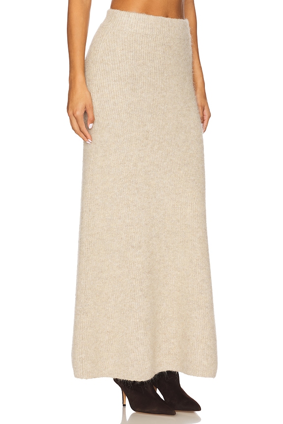 view 2 of 6 Adriena Skirt in Oatmeal